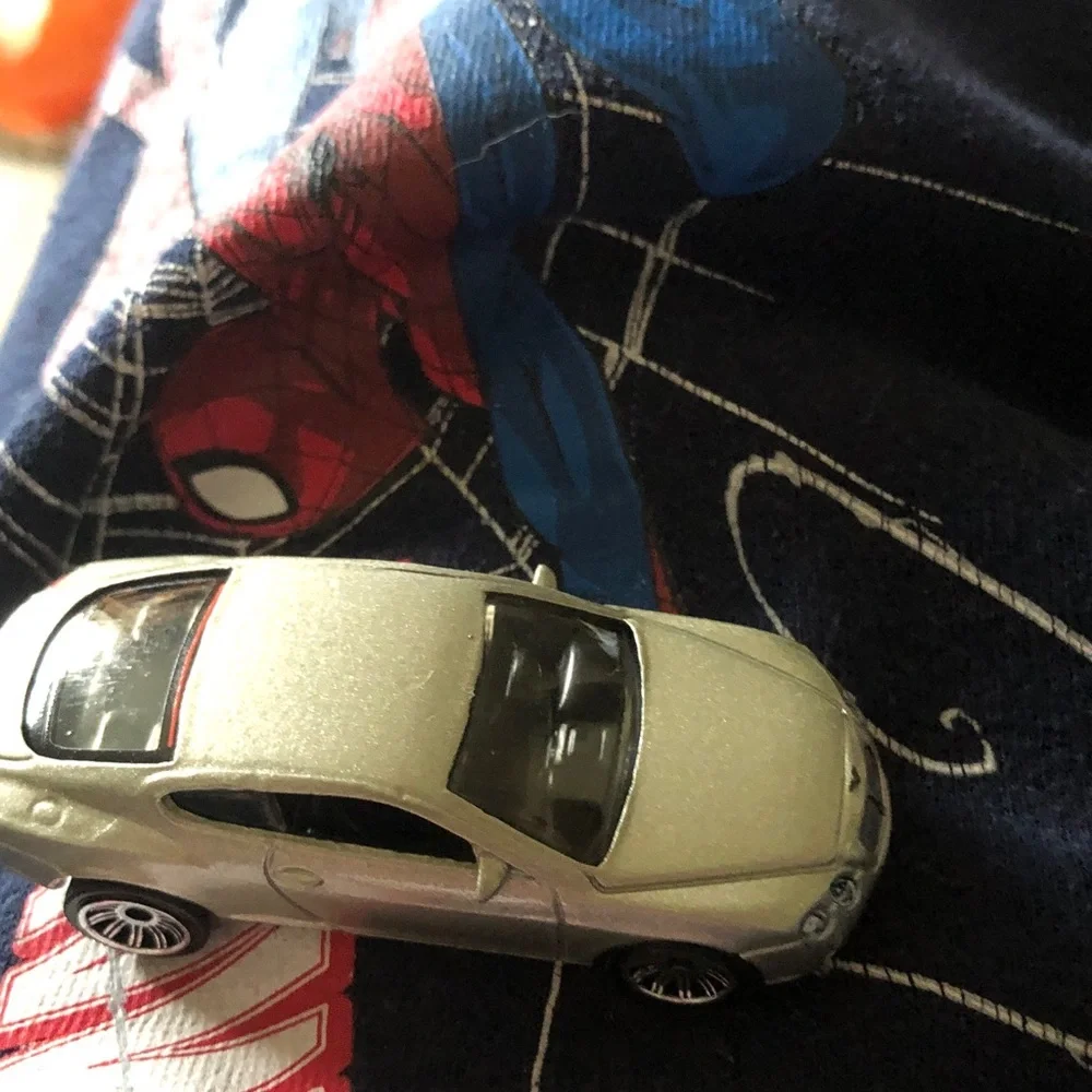 Silver Die-Cast Toy Car - Mini Collectible